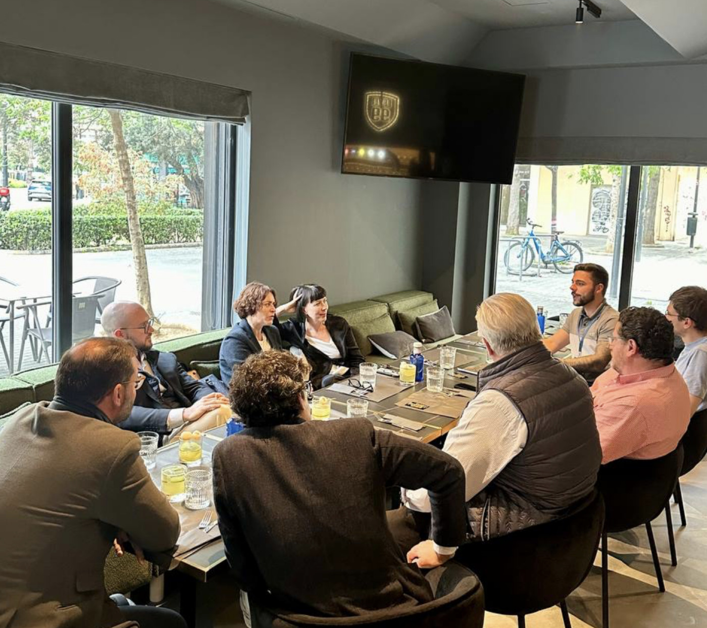 Founders dinner in Valencia on investing in the US, 2025.
